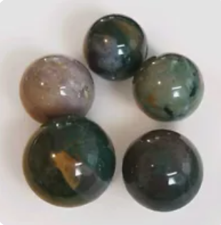 7 ocean jasper spheres