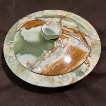 10 inch covered serving bowl-gorgeous