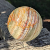 Onyx Sphere / Carved Stone Orb