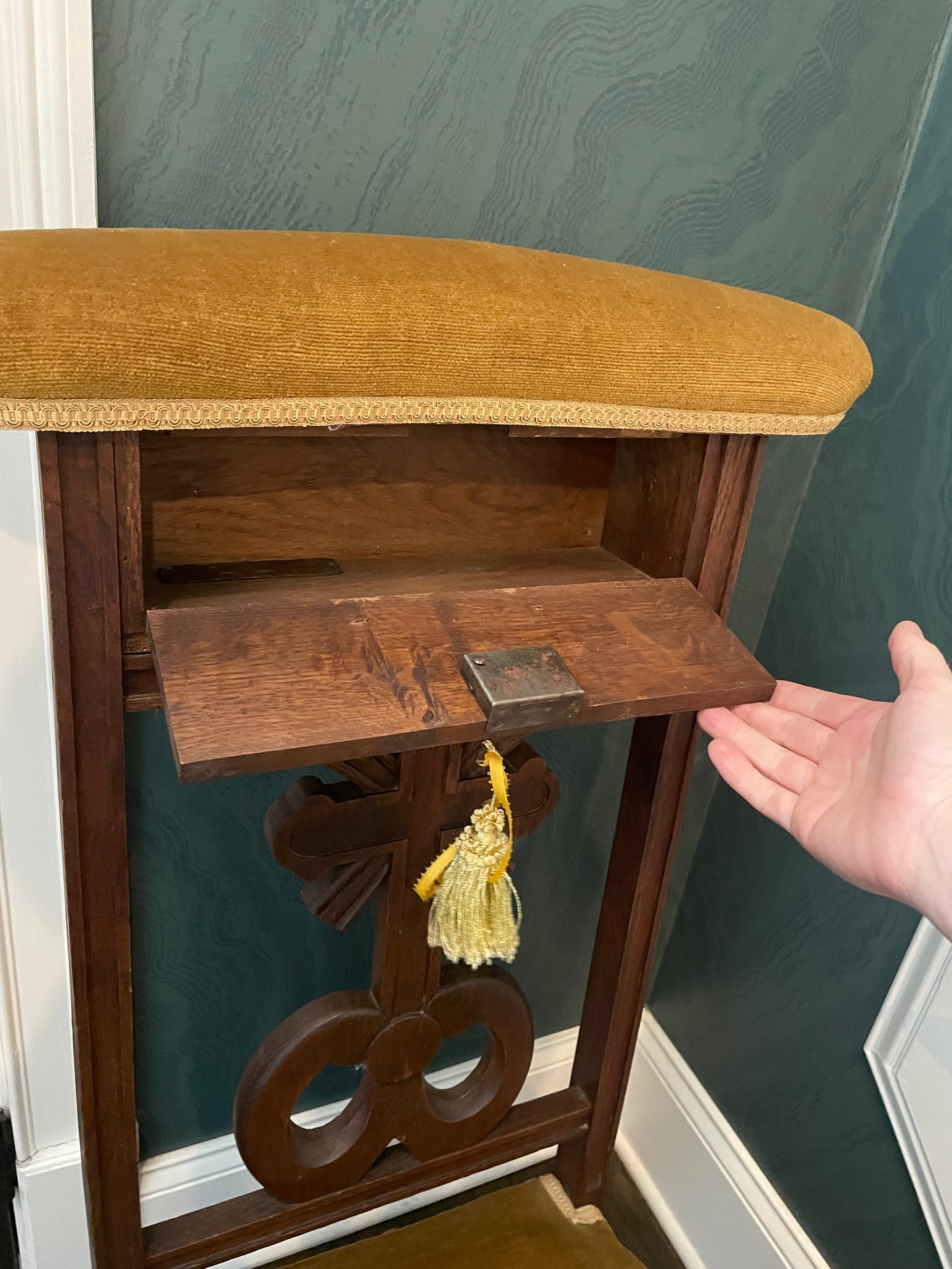 1920's French Prayer Chair from nunnery