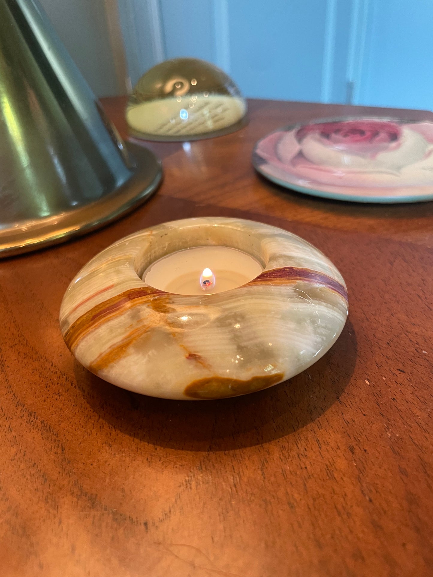 1970's single tealight holder