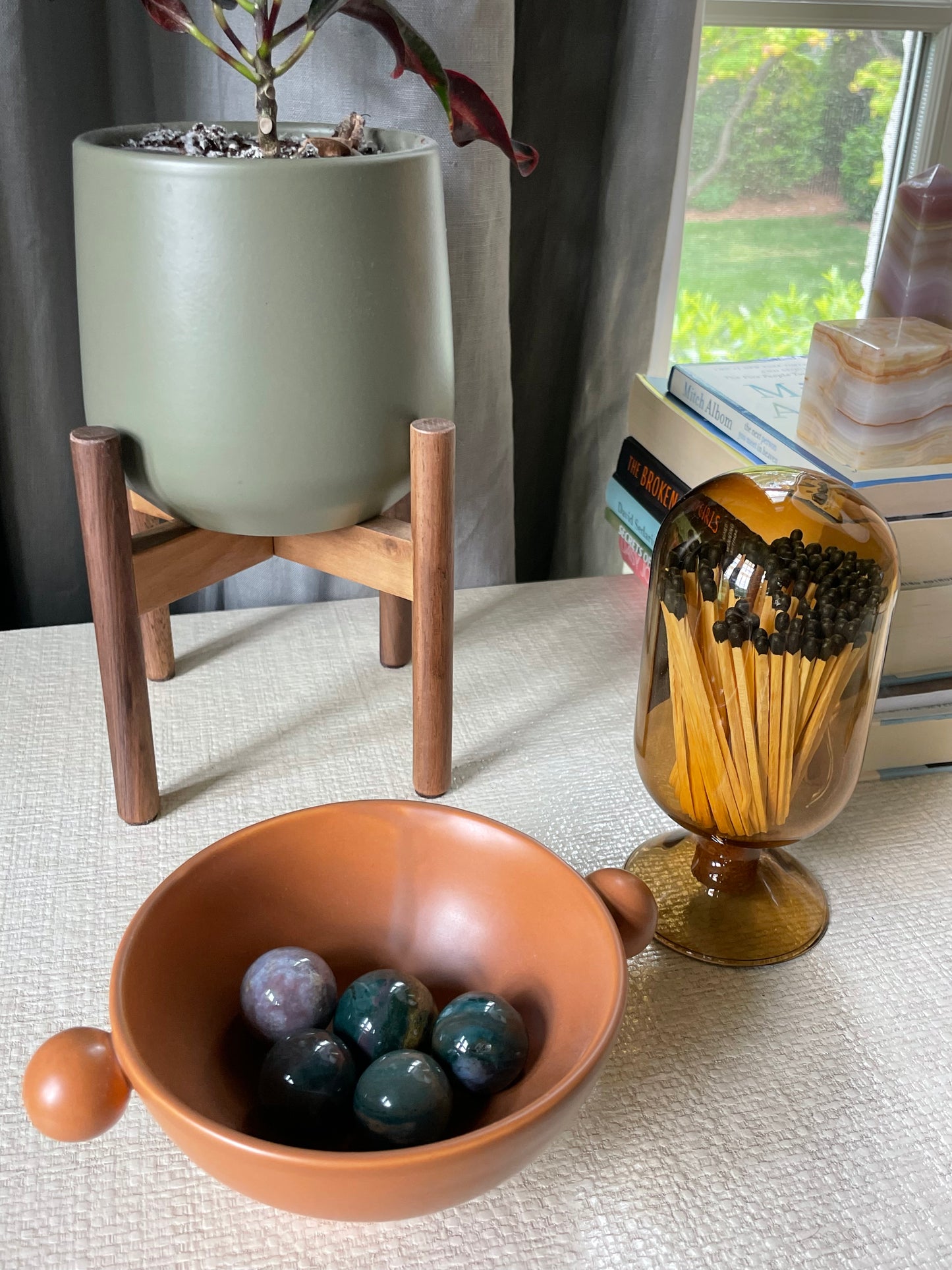 7 ocean jasper spheres
