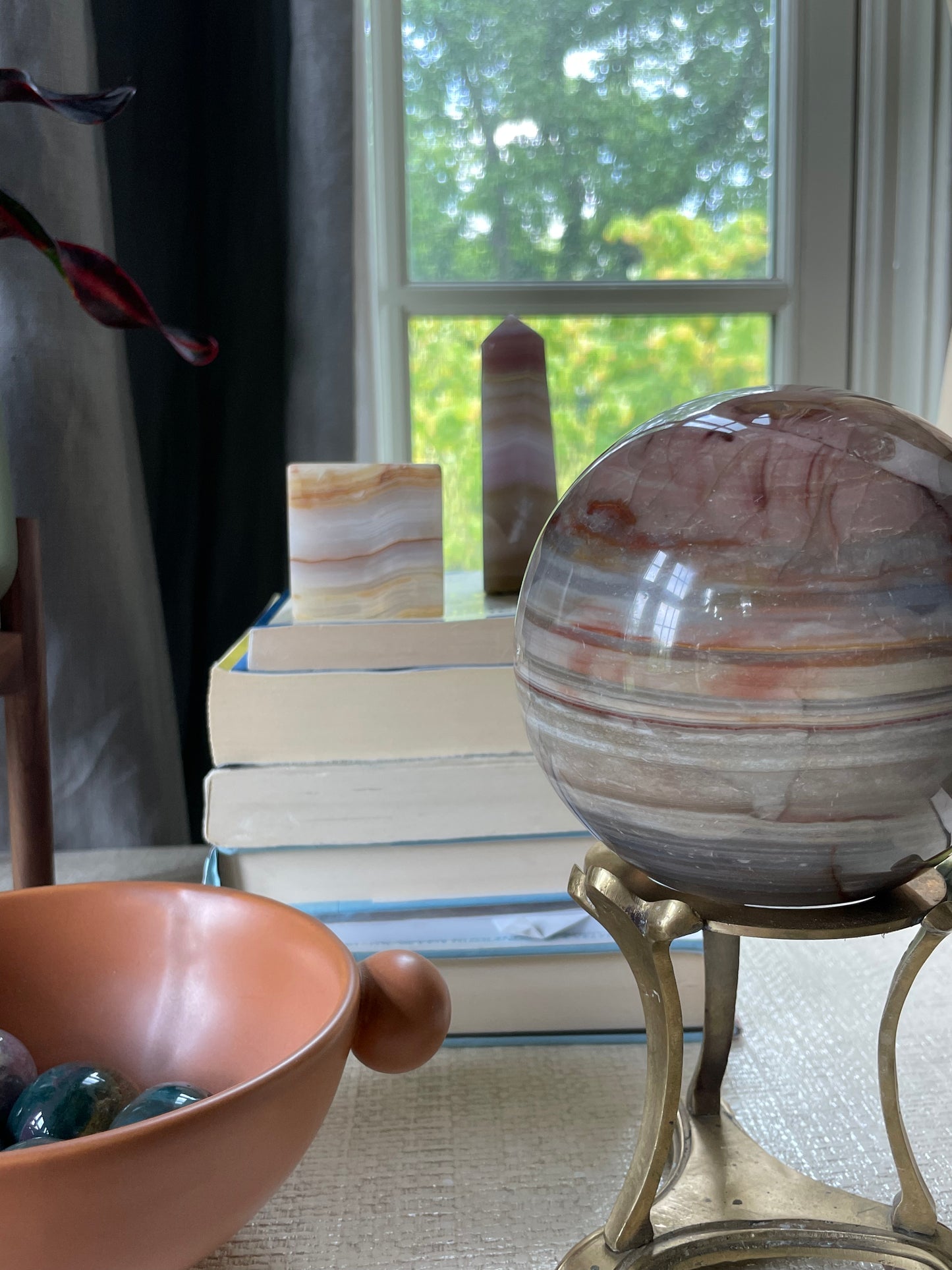 1960's onyx paper weight