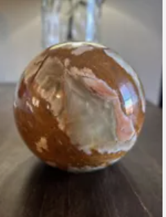 antique ocean jasper sphere