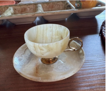 teacup and saucer decorative only