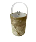 vintage onyx laminate ice bucket