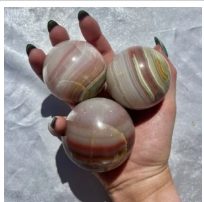 Pink Onyx Sphere