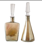 Arteriors Talbany Decanters, Set of 2- HUGE-normally $520